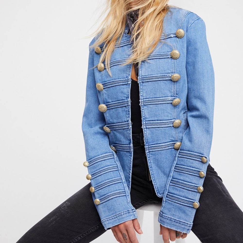 FREE PEOPLE “ MILITARY JACKET “